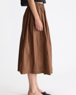 JUPE CINLEY CHOCOLATE ~ BELLEROSE