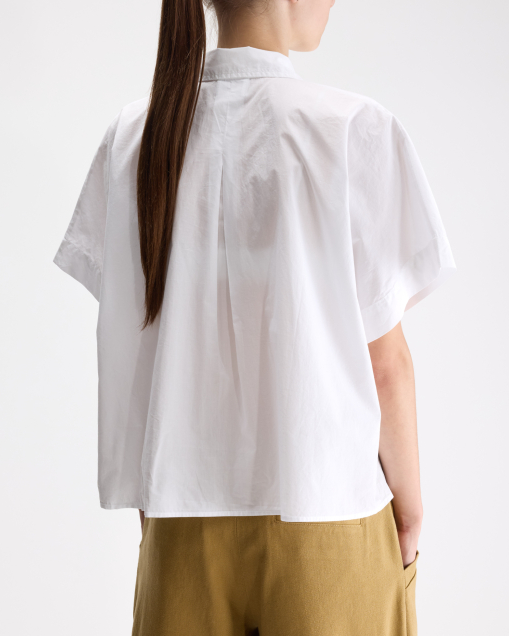 BLOUSE CORAL WHITE ~ BELLEROSE