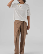 T-SHIRT SASKIA ECRU ~ ORFEO