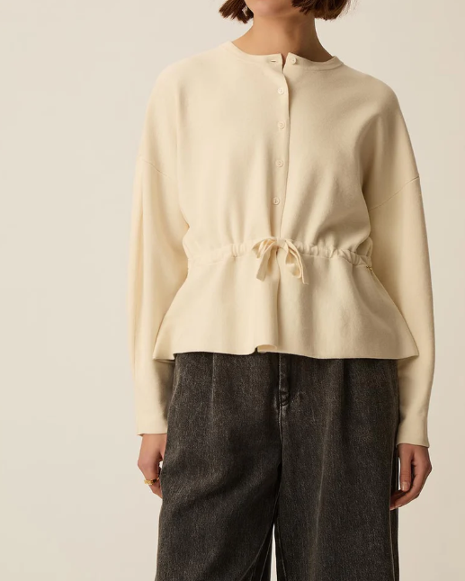 GILET BIJOU CREME ~ DES PETITS HAUTS