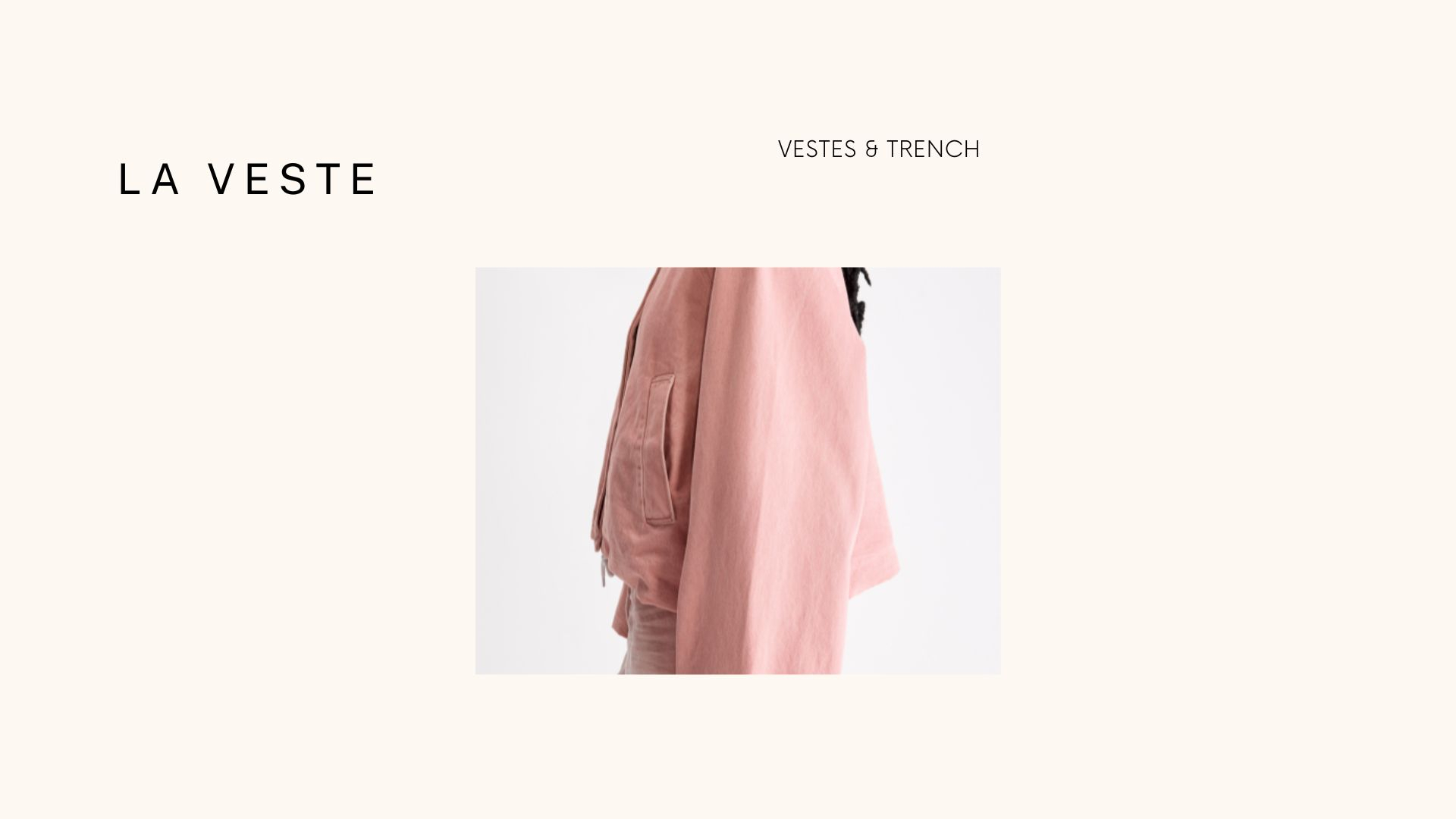 VESTES ET TRENCH