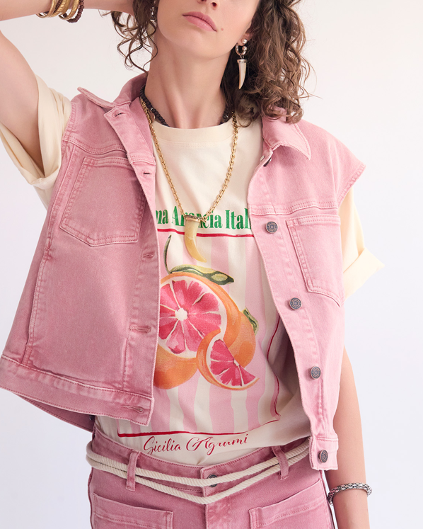 T-SHIRT TILIMA NATURAL ~ MKT STUDIO