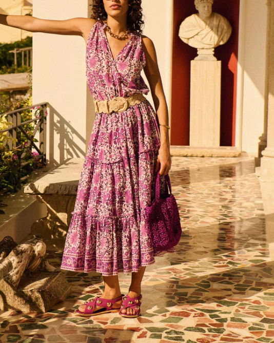 ROBE RITU JACINTHE ~ PETITE MENDIGOTE