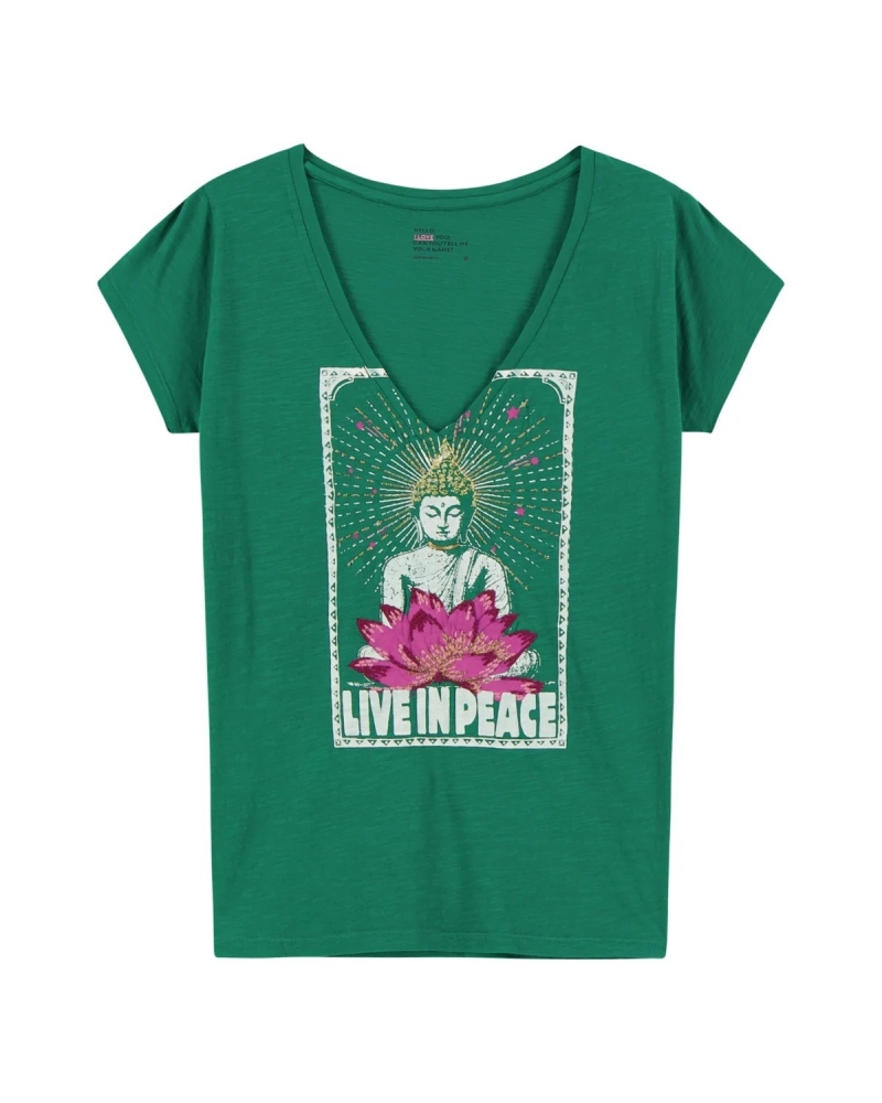 T-SHIRT TONTON YOGA EMERALD ~ LEON & HARPER