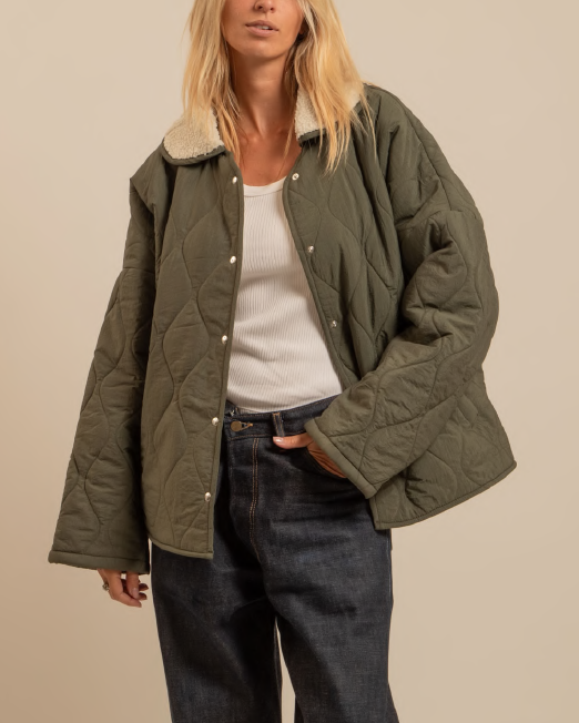 VESTE COLUMBUS KAKI ~ AOKYANOS