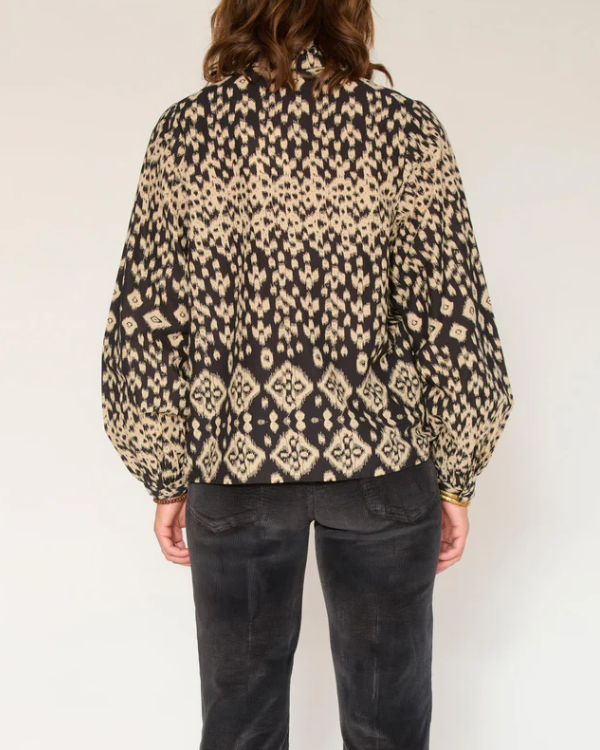 CHEMISE CYANA  BLACK ~ MKT STUDIO