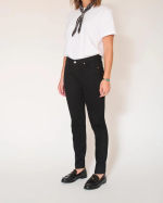 JEAN THE BIRKIN POWER STRETCH  BLACK - RINSE 