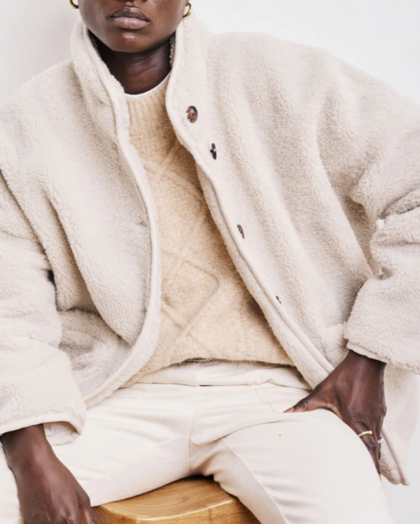 MANTEAU VANILLE  NATURAL ~ HARTFORD