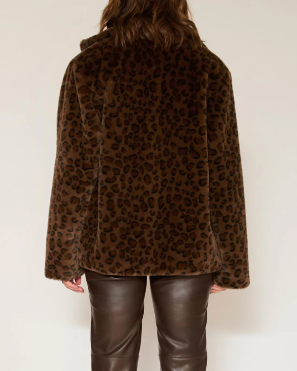 MANTEAU MELTON  BROWN ~ MKT STUDIO