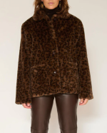 MANTEAU MELTON  BROWN ~ MKT STUDIO