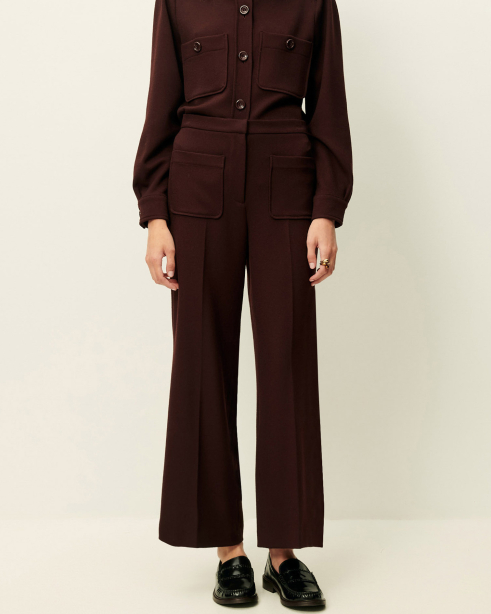 PANTALON ALBERWOOL BROWNWHISKY ~ SESSUN