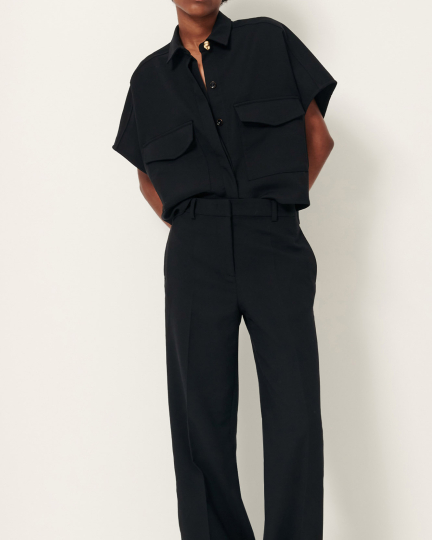 CHEMISE BIANCA BLACK ~ SESSUN
