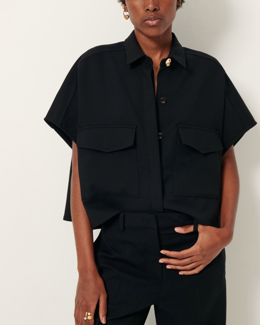 CHEMISE BIANCA BLACK ~ SESSUN