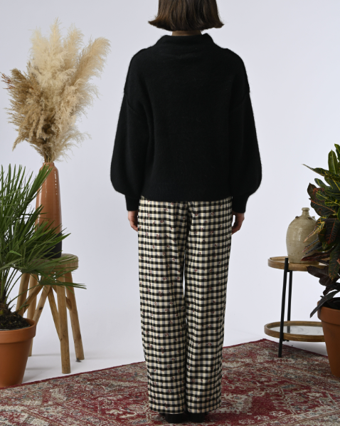 GILET CORAL NOIR ~ ORFEO