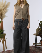 GILET ANSELME TAUPE ~ ORFEO