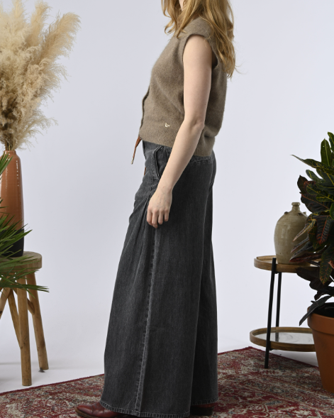 GILET ANSELME TAUPE ~ ORFEO