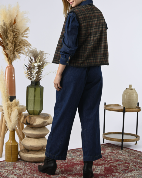 GILET DOLI CARREAUX CARBONE ~ ORFEO