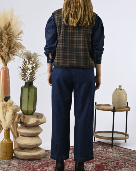 GILET DOLI CARREAUX CARBONE ~ ORFEO