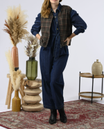 GILET DOLI CARREAUX CARBONE ~ ORFEO