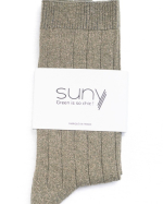 CHAUSSETTE COLETTE GRIS KAKI ~ SUNY