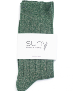 CHAUSSETTE COLETTE VERT D'HIVER ~ SUNY