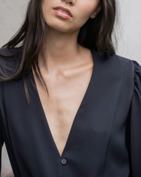 CHEMISE WINNIE NOIR ~ BAD HABITS