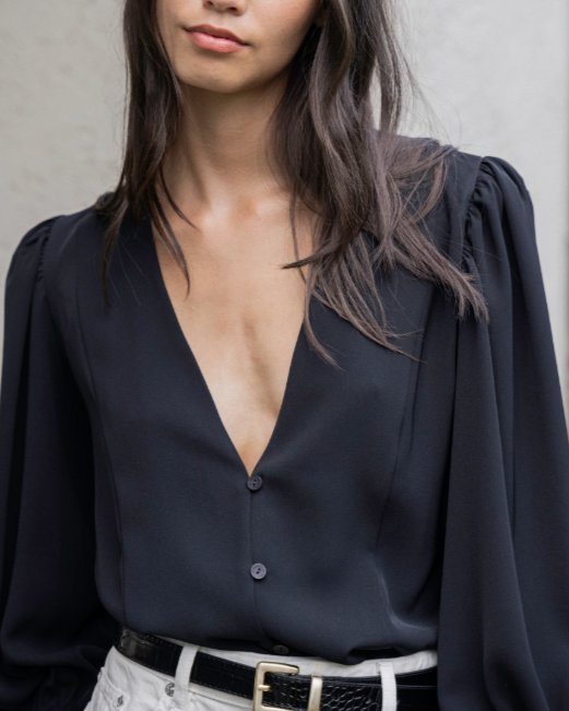 CHEMISE WINNIE NOIR ~ BAD HABITS