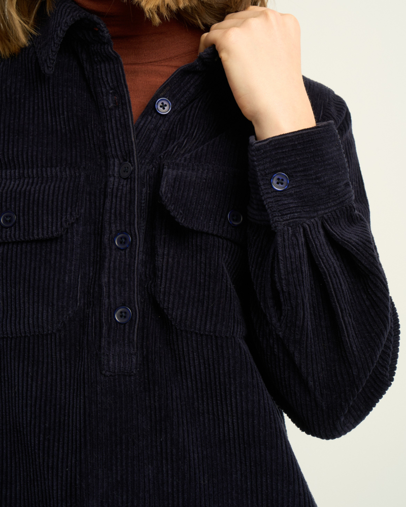 ROBE RLISE NAVY ~ PETITE MENDIGOTE