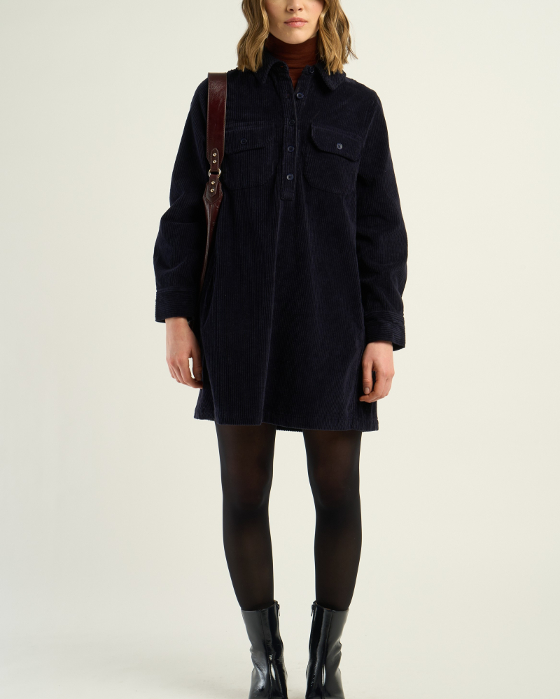 ROBE RLISE NAVY ~ PETITE MENDIGOTE