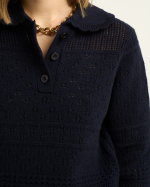 PULL MARCEAU NAVY ~ PETITE MENDIGOTE