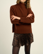 PULL MEGANE CHOCOLAT ~ PETITE MENDIGOTE