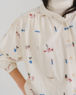 BLOUSE CANDIDE GREIGE ~ TINSELS