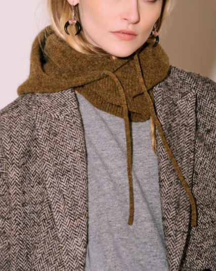 MANTEAU MOUSSE  BROWN ~ MKT STUDIO