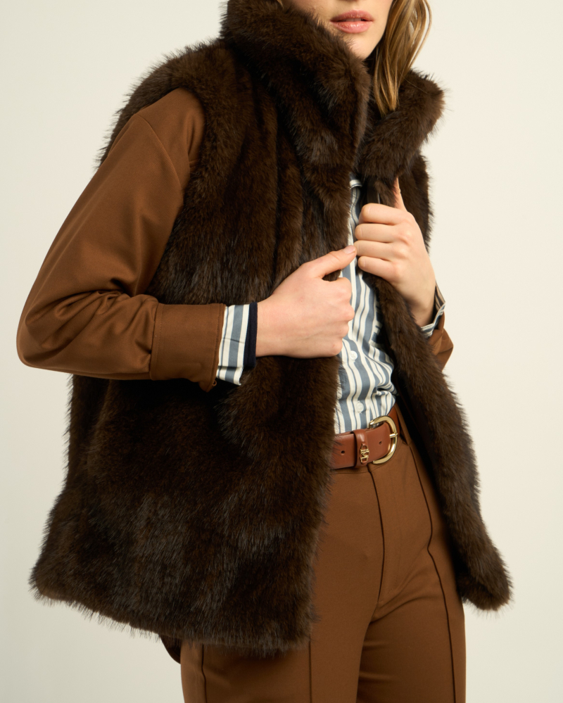 MANTEAU OZAN CHOCOLAT ~ PETITE MENDIGOTE