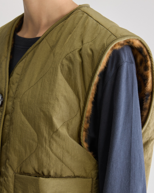 GILET ELOISE ARMY ~ BELLEROSE