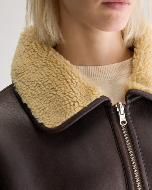 VESTE HESTEL DARK ROAST ~ BELLEROSE