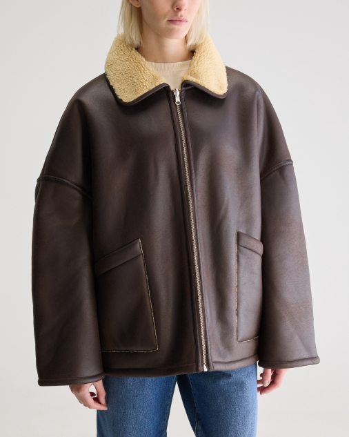 VESTE HESTEL DARK ROAST ~ BELLEROSE