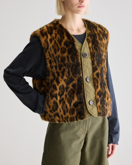 GILET ELOISE ARMY ~ BELLEROSE