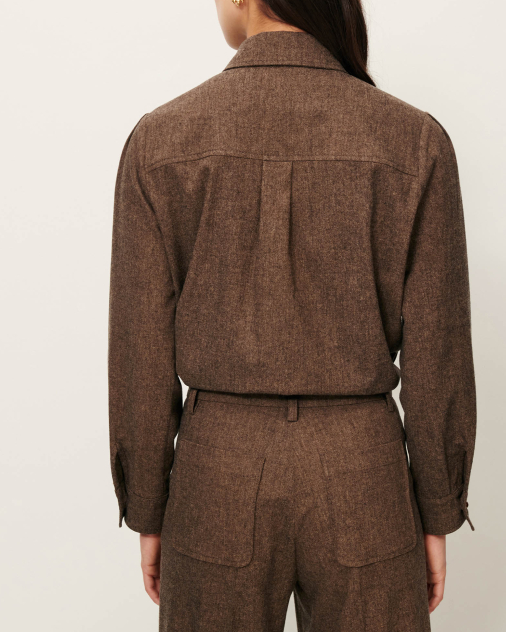 BLOUSE THEOWOOL WARM STONE ~ SESSUN