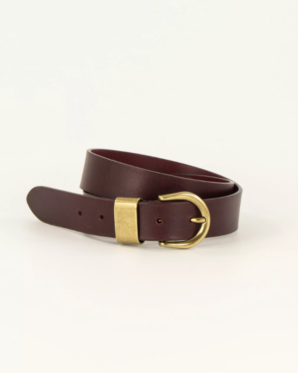CEINTURE MILOA BURGUNDY ~ SESSUN