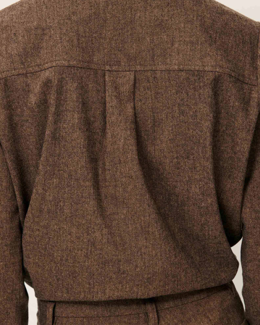 BLOUSE THEOWOOL WARM STONE ~ SESSUN