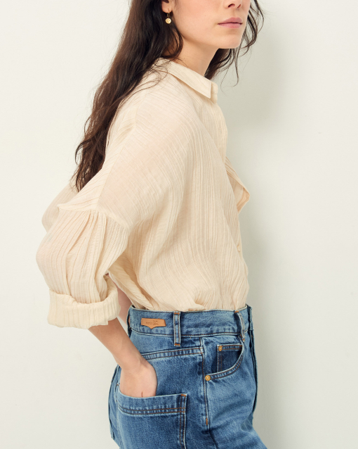 CHEMISE BOTAN FLEUR DE SEL ~ SESSUN