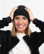 BONNET HARPER NOIR ~ SUNY