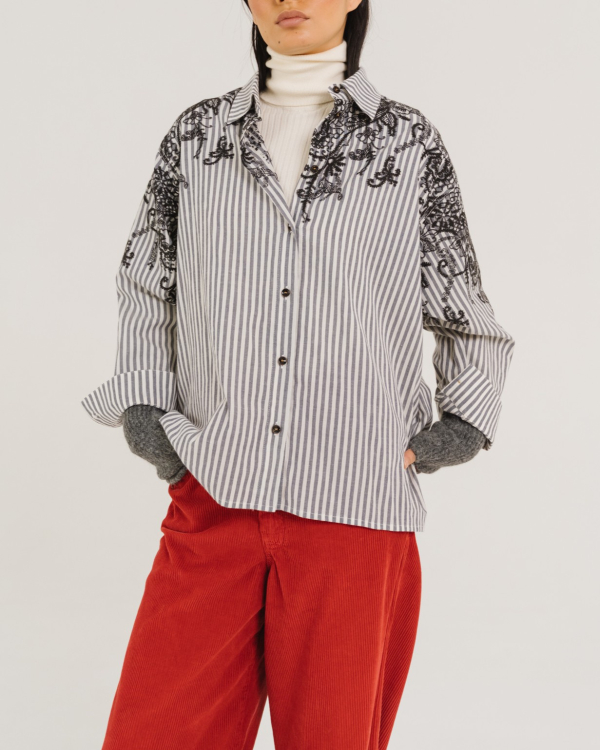 CHEMISE WYOMING INDIE NOIR ~ TINSELS