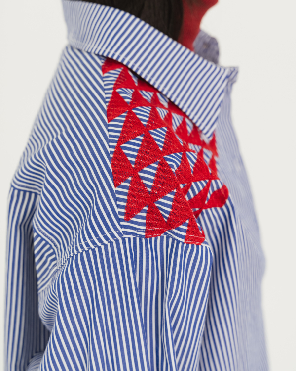 CHEMISE WYOMING M SIOU INDIGO ~ TINSELS