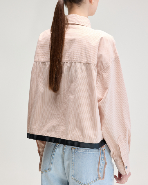 CHEMISE GLOW  STRIPE V ~ BELLEROSE