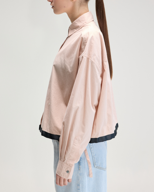 CHEMISE GLOW  STRIPE V ~ BELLEROSE